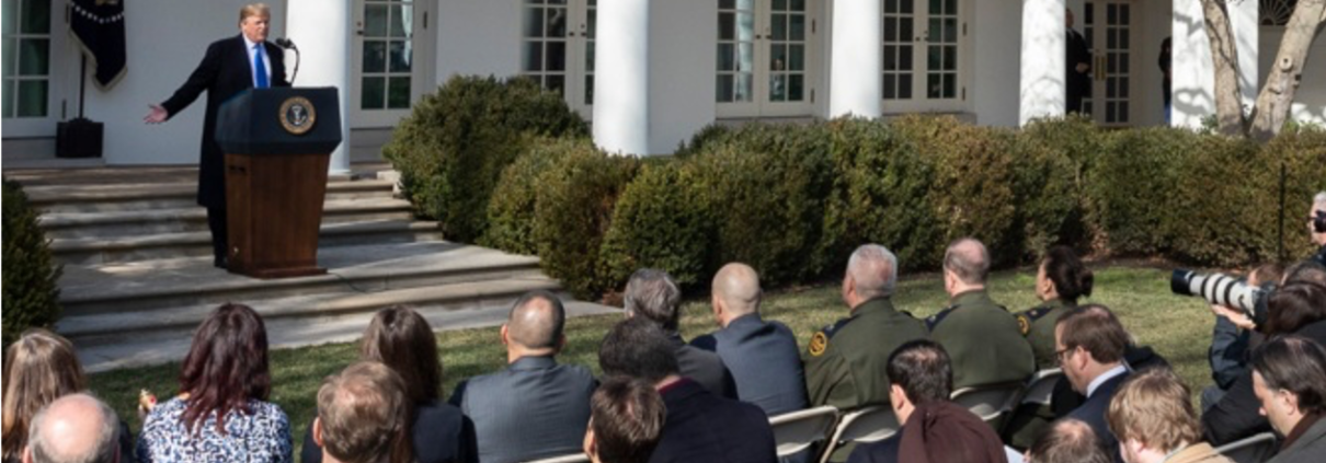 President Trump at the White House